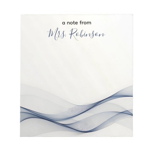 Bloco De Notas Personalização de Apreciação de Professores das Li (Frente)