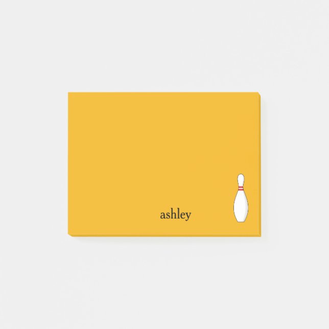 Bloco De Notas Personalização do Skittle da boliche (Frente)