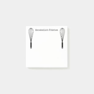 Bloco De Notas Personalização dos Whisks do Chef