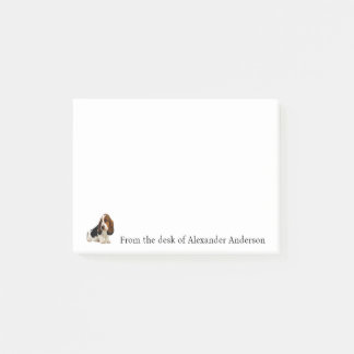 Bloco De Notas Personalização Realista do Hound Basset