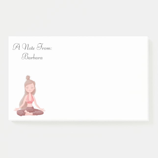 Bloco de Notas Personalizadas para Meditar (Frente)