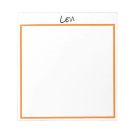 Bloco de notas personalizado