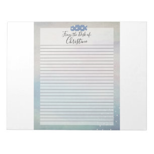Bloco de Notas Personalizado 21,59 x 27,94 cm: Ele