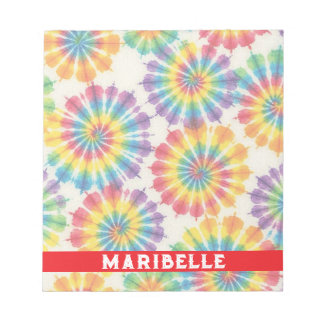 Bloco de Notas Personalizado Arco-Íris Psicodélico