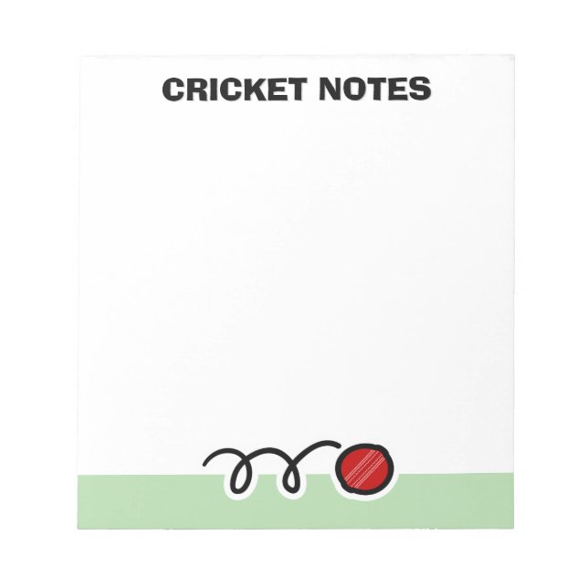 Bloco de notas personalizado com design de bola de (Frente)