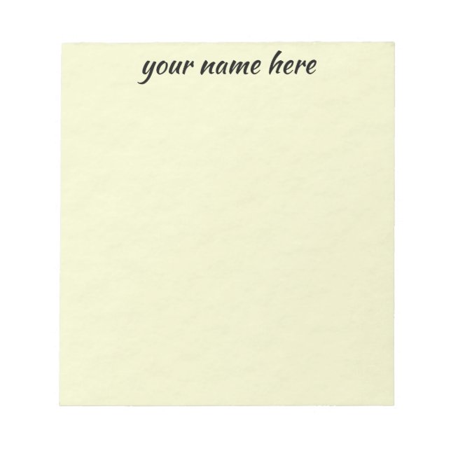 Bloco de Notas Personalizado com Linhas (Frente)