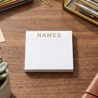 Bloco De Notas Personalizado Com Sobrenome ou Apelido Neles
