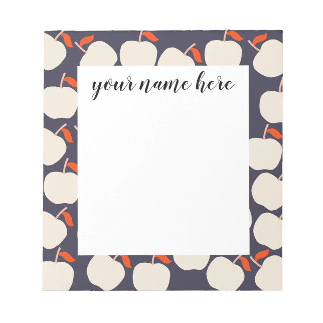 Bloco de Notas Personalizado da Apple (Frente)