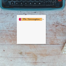 Bloco de Notas Personalizado de Apreciação do Prof