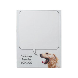 Bloco de notas personalizado de Cachorro Engraçado