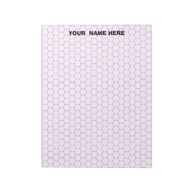 Bloco de Notas Personalizado de Papel Milimetrado  (Invertido)