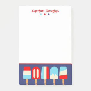 Bloco de Notas Personalizado de Posto Striped