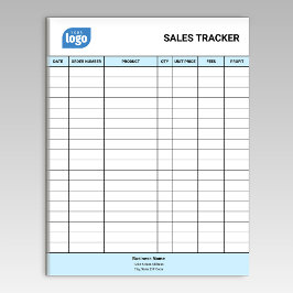 Bloco de Notas Personalizado de Vendas para Pequen