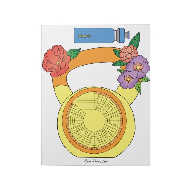 Bloco de Notas Personalizado do Controlador de Háb (Invertido)