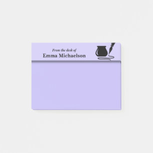 Bloco De Notas Personalizado do escritório, roxo
