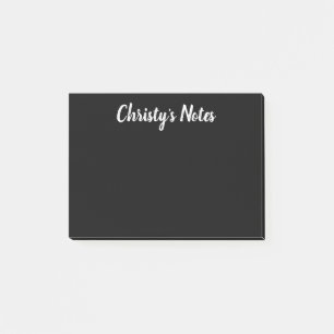 Bloco De Notas Personalizado do estilo de quadro branco e preto