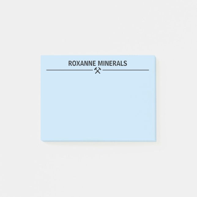 Bloco De Notas Personalizado do Geólogo (Frente)