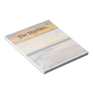 Bloco de Notas Personalizado Do Laranja Sunrise Oc