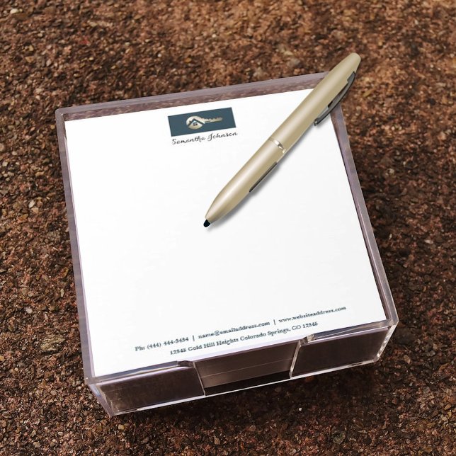 Bloco de Notas Personalizado do Realtor Dourado Bl (Criador carregado)