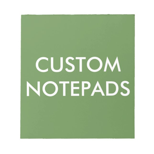 Bloco de Notas Personalizado Modelo em Branco (Frente)