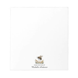 Bloco De Notas Personalizado Moderno Da Mesa de Abelha Mel