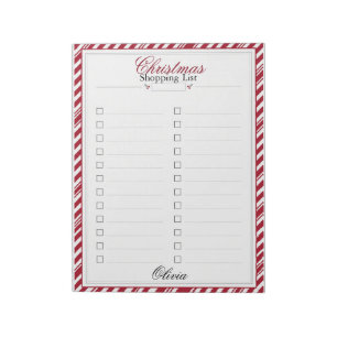 Bloco de Notas Personalizado para Lista de Compras