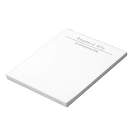 Bloco de Notas Personalizado para Negócios Simples