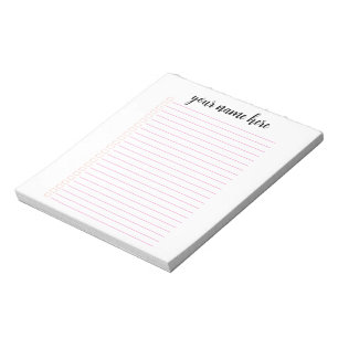 Bloco de Notas Personalizado para Planejador de Li