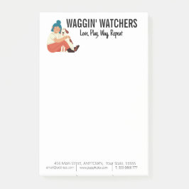 Bloco De Notas Personalizado para Sessão de Cachorro