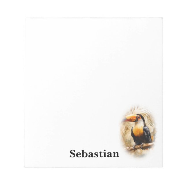 Bloco De Notas Personalizado por Toucan (Frente)