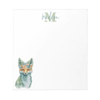 Bloco de notas personalizado Primavera Fox 2