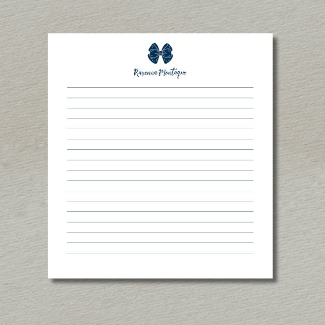 Bloco de Notas Personalizado Simples Azul Prussian (Criador carregado)