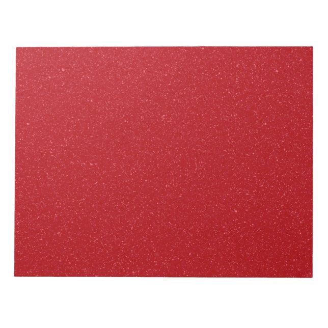 Bloco de Notas Personalizado Vermelho Tomate com R (Frente)
