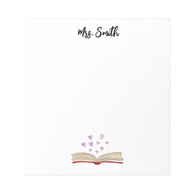 bloco de notas PERSONALIZADO WATERCOLOR BOOK (Frente)