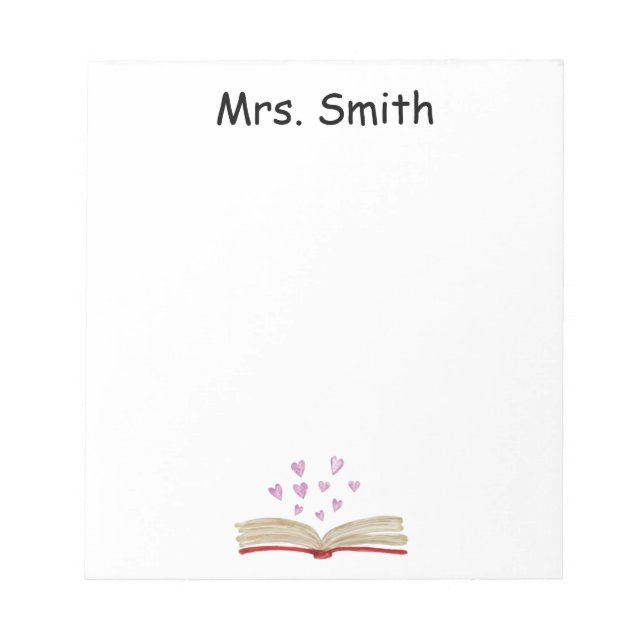 bloco de notas PERSONALIZADO WATERCOLOR BOOK (Frente)
