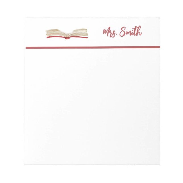 bloco de notas PERSONALIZADO WATERCOLOR BOOK (Frente)