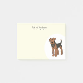 Bloco De Notas Personalizar Airedale Terrier