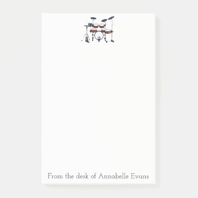 Bloco De Notas Personalizar kit de tambor (Frente)