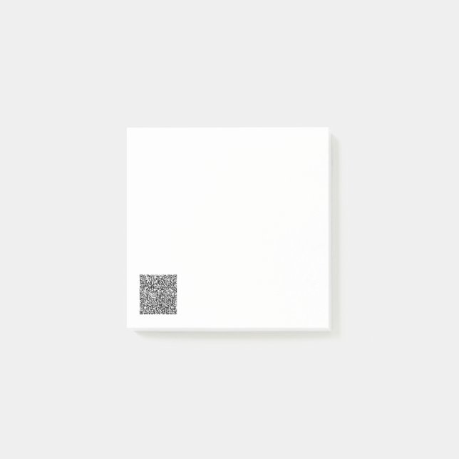 Bloco De Notas Personalizar seu código QR Posto personalizado (Frente)