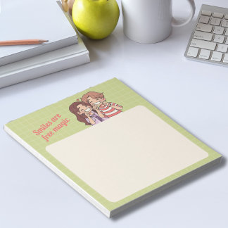Bloco De Notas Personalizar Sorrisos É Magia Livre