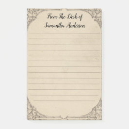 Bloco De Notas Personalizar Vintage - Antiquado Distante Pessoal