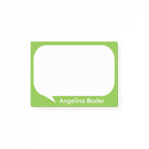 Personalize a bolha da conversa do verde limão e