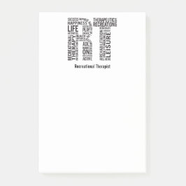 Bloco De Notas Personalize o terapeuta recreacional conhecido RT