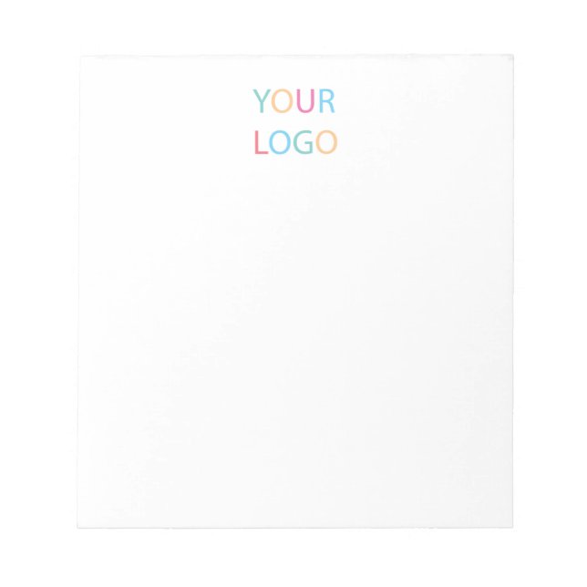 Bloco De Notas Personalize sua empresa de logotipo (Frente)