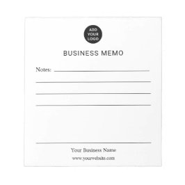 Bloco De Notas Personalized Business Memo