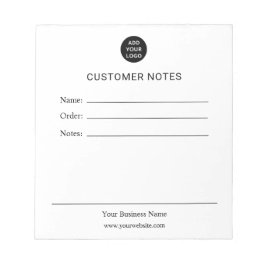 Bloco De Notas Personalized Customer Notes Notepad