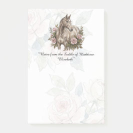 Bloco De Notas Personalized Horse Stationery  