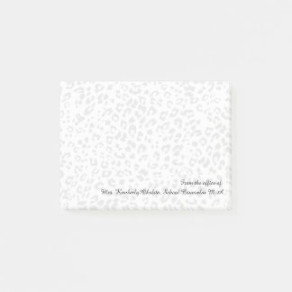 Bloco De Notas Personalized Leopard Print Office Post-it Notes
