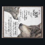 Bloco De Notas Personalized Letter To My Son From Dad<br><div class="desc">Personalized Letter To My Son From Dad</div>