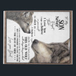 Bloco De Notas Personalized Letter To My Son From Dad<br><div class="desc">Personalized Letter To My Son From Dad</div>